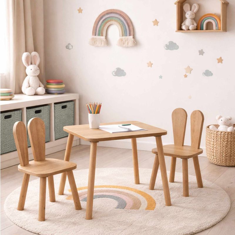 Hanah home Tavsan Set Stola i Stolica za Decu Cene