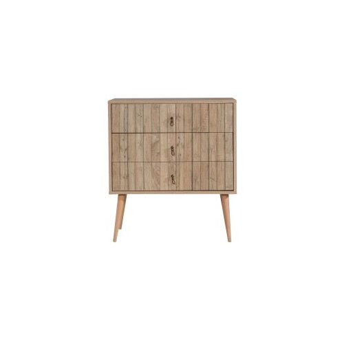  Komoda Trio 80x90x40cm Hrast Slike