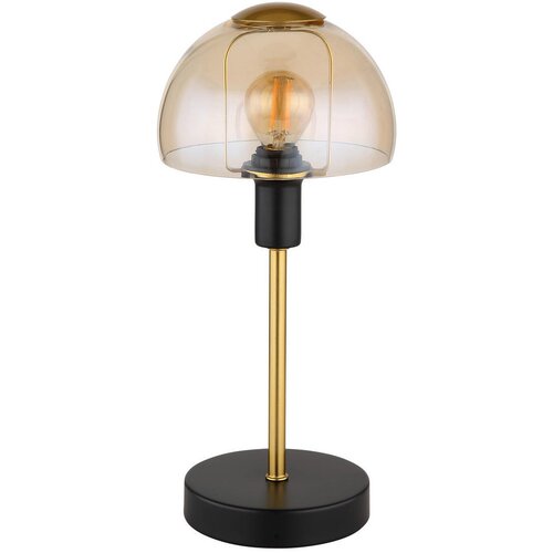 Lesnina XXXL Globo 21914A - Stona lampa KOKKINI 1xE14/25W/230V crna/zlatna Slike