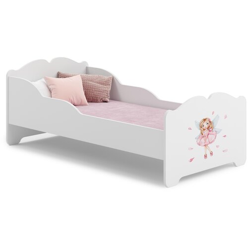 Kobi Furniture Anna - enojna postelja 160x80 z otroško grafiko z vzmetnico, (20630352) Cene