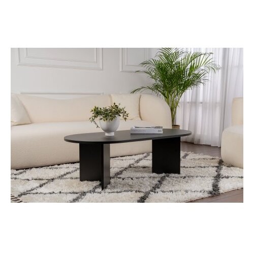 Hanah home Klub sto Sable, 119x40x60cm, Crni Slike