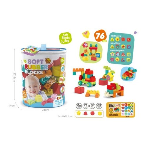 Ittl mekane kocke set 76 pcs ( 731988 ) Cene