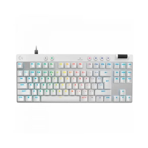 Logitech G PRO X TKL RAPID Gaming Keyboard - WHITE - US INT'L - USB - EMEA28i-935 - LINEAR Cene