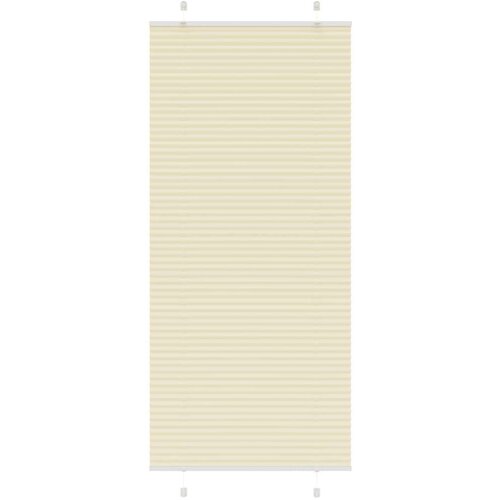 vidaXL Plisirana roleta krem 85x200 cm &scaron;irina tkanine 84,4 cm Cijene