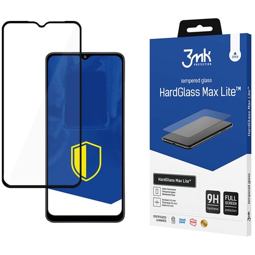 3mk HARDGLASS MAX LITE ZA SAMSUNG GALAXY A33 5G ČRNO KALJENO STEKLO, (21999565) Slike