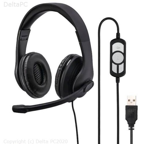 Slusalice Hama HS-USB300 PC Office Headset Black Cijene