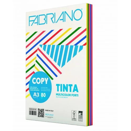  Papir barvni mix a3 80g intenziv fabriano 1/250 FABRIANO