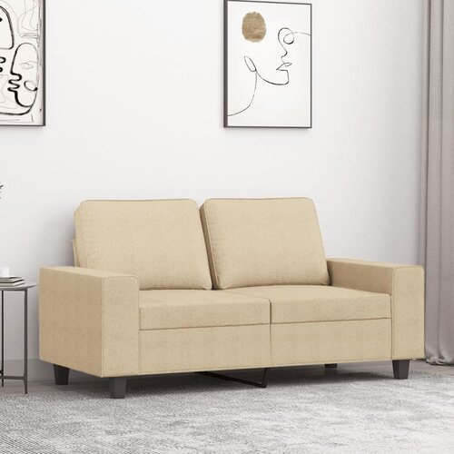  The Living Store Kavč dvosed krem 120 cm blago - Kavč Dvosed, (21448026) Cene