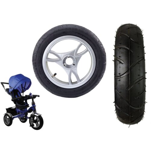  Plastic wheel with rubber tire (inflatable) PRO600 front Cijene