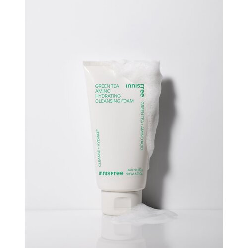 Innisfree Green Tea Amino Acid Cleansing Foam nježna pjena za či&amp;scaron;ćenje s hidratantnim učinkom 150 ml Slike
