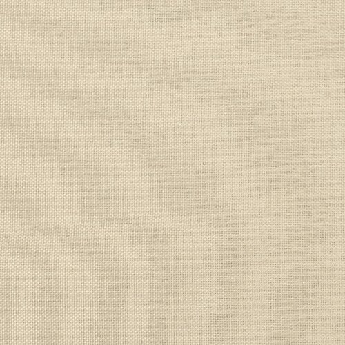  Okvir za krevet bez madraca krem 160x200 cm od tkanine Slike