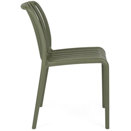 BIZZOTTO Zelen plastičen vrtni stol Billie &amp;ndash; Slike