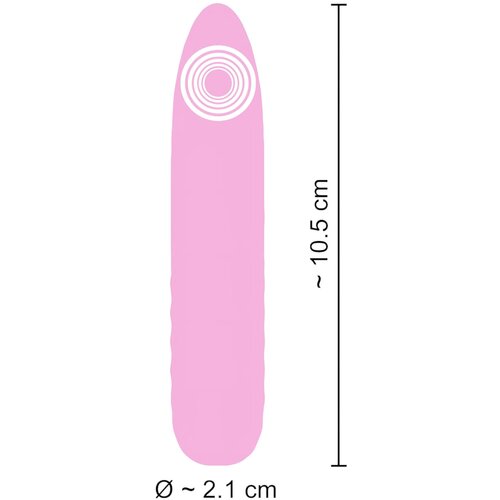 Cuties mini vibrator (roza) Slike