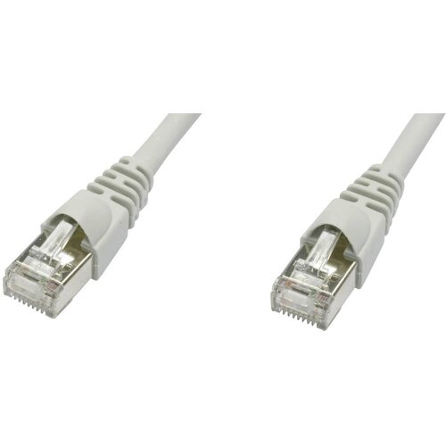 Telegärtner L00006D0079 RJ45 omrežni kabel\, Patch kabel CAT 5e F/UTP 20.00 m siva ognjevaren\, z za&scaron;čitnim zapornim zatičem 1 kos, (20418676) Cene