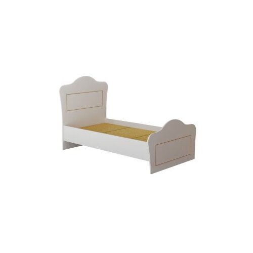 Hanah home Rb-088 Matte White Single Bedstead Slike