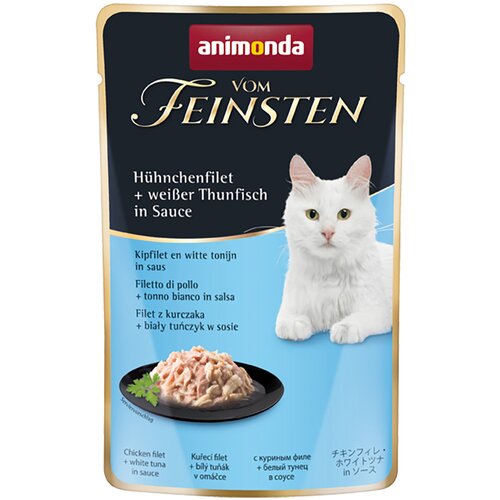 Animonda vom Feinsten Adult u umaku 18 x 50 g - Pileći file + bijela tuna u umaku Cijene
