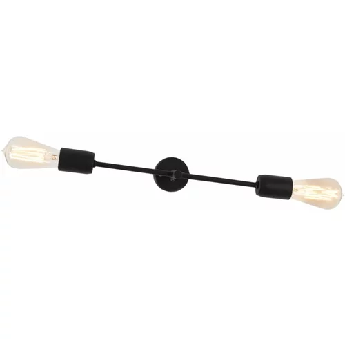 Custom Form Črna stenska svetilka za 2 žarnici Twigo, širina 43 cm