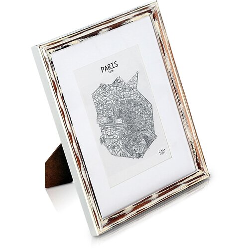 Casa Chic Lancaster, okvir za slike, pravokoten, za fotografije 24,8 x 19,3 cm, mat, les Cene