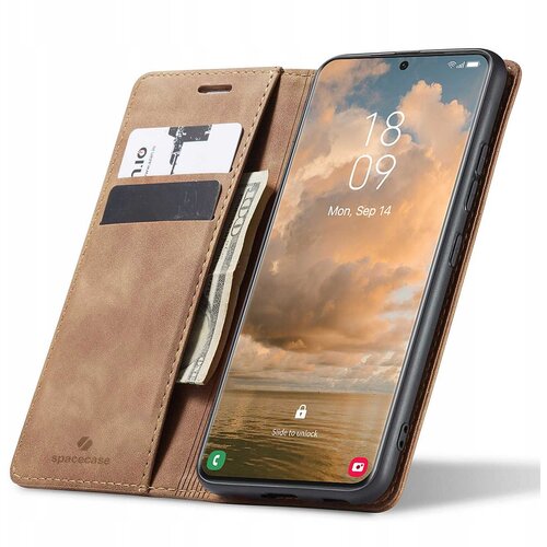 Spacecase OVITEK GALAXY S21 ULTRA WALLET ZA SAMSUNG SVETLO RJAVA, (21963412) Cene