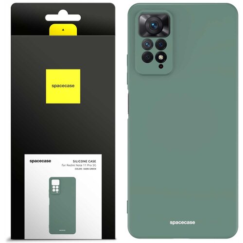 Spacecase SILIKONSKI OVITEK ZA XIAOMI REDMI NOTE 11 PRO 5G TEMNO ZELEN, (21962671) Cene