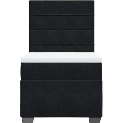 Box spring krevet s madracem crni 100x200 cm bar&amp;scaron;unasti Slike