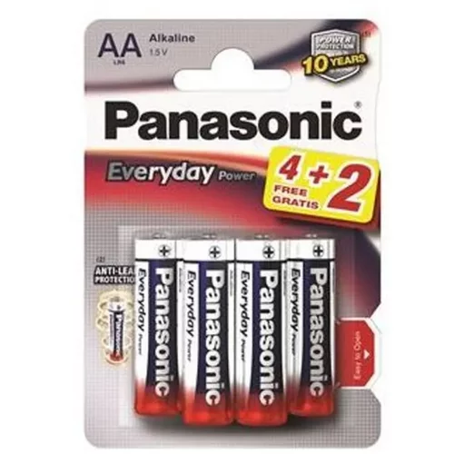 Panasonic baterije LR6EPS/6BP 4+2F
