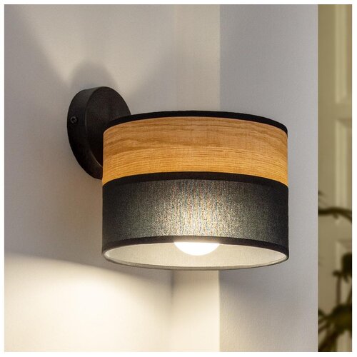  Zidna lampa ALBA 1xE27/15W/230V crna/braon Cene