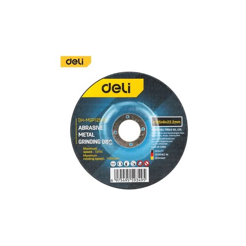 Deli Brusna ploča za metal Standard 125x6mm EDH-MGP125-E1 Cene