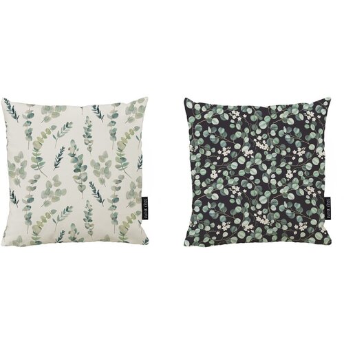 Butter Kings set od 2 pamučna ukrasna jastuka Eucalyptus Grans, 50 x 50 cm Slike