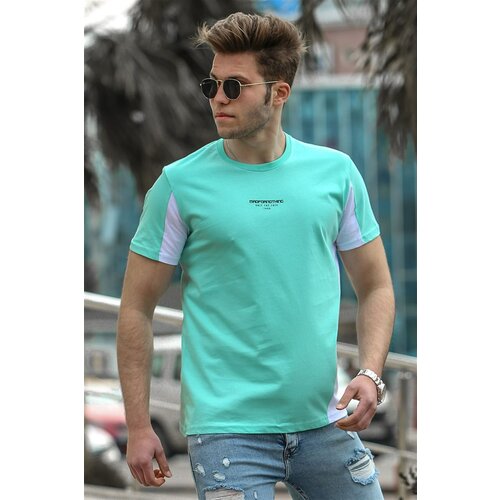 Madmext Turquoise Men's T-Shirt 4542 Cene