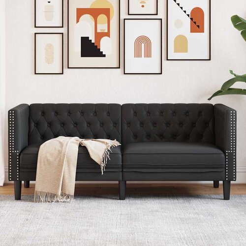 SOFA Crna 174 x 74,5 x 70,5 cm PVC Slike