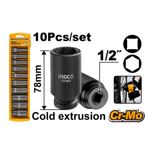 Ingco SET NASADNIH KLJUČEVA 10/1 HKISSD12102L Cijene