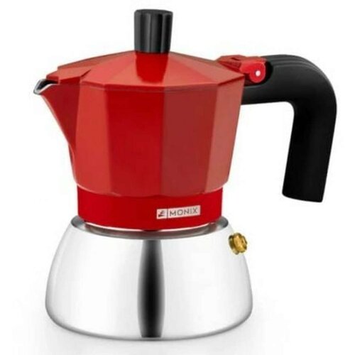  Talijanska Moka za Kavu Monix INOX RED 9T Crvena 470 ml Cijene