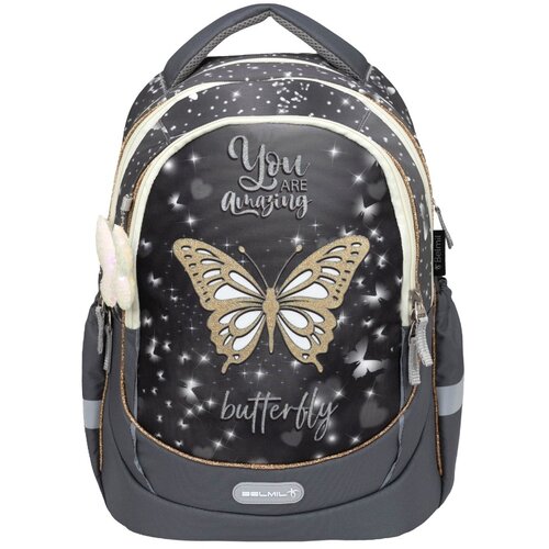 Belmil Ranac za &scaron;kolu Leisure plus Leisure plus 338-87 Starlight Butterfly 28x19x36cm Cene