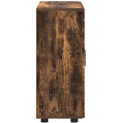 VidaXL Strani &amp;scaron;al Dimljeni hrast 55.5 x 29 x 100 cm Konstruiran les Slike