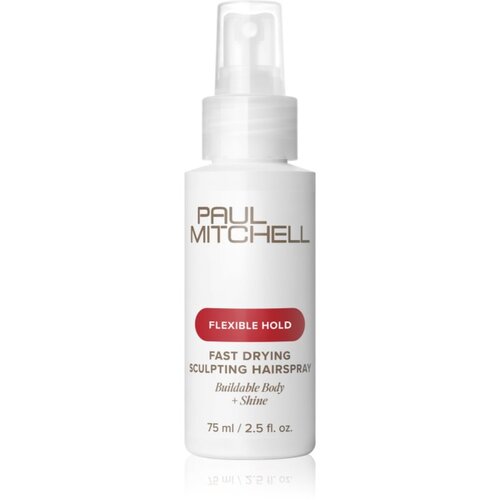 Paul Mitchell Flexible Hold Fast Drying Sculpting Hairspray lak za lase za volumen in sijaj 75 ml Slike