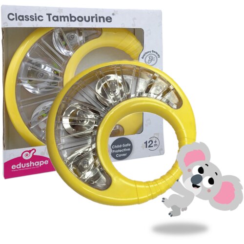 Edushape igračka Classic Tambourine - Yellow Cijene