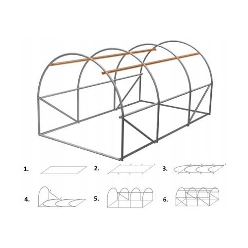 Bolzz Ba&scaron;tenski plastenik za paradajz &ndash; zeleni, 200 &times; 77 &times; 168/146 cm 5507 Cene