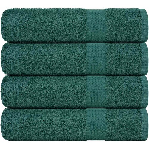 vidaXL Kopalne brisače 4 kos zelena 100x150 cm 360 g/m² 100% bombaž Cene