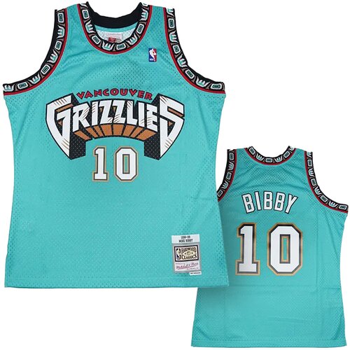 Mitchell And Ness mike bibby 10 vancouver grizzlies 1998-99 mitchell & ness swingman road dres Cene