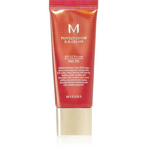 MISSHA M Perfect Cover BB krema s vrlo visokom UV zaštitom malo pakiranje nijansa No. 25 Warm Beige SPF 42/PA+++ 20 ml Cijene