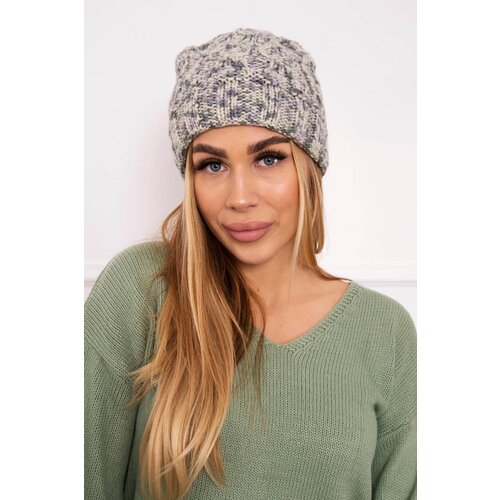 Kesi Women's cap Eliza K205 gray + purple + ecru Cijene