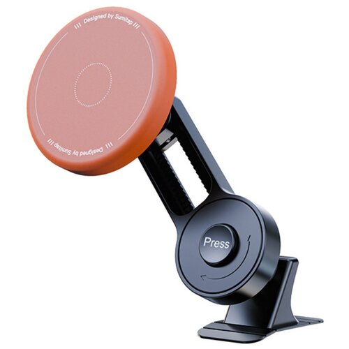 INF Magnetni silikonski stojalo z lepilno bazo in podalj&amp;scaron;kom, 360&amp;deg; Orange, (5000291851) Slike