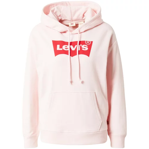 Levi's Sweater majica pastelno roza / crvena