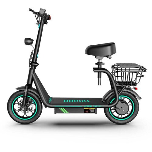 Bogist M5Pro+ Električni Skiro - 500W Motor 48V13AH Baterija 35KM Doseg Disk Zavore - Črno modra, (21331763) Cene