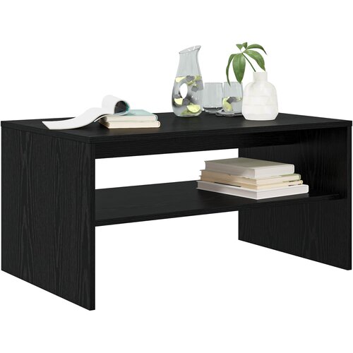  Kava Stol Crni hrast 80 x 50 x 40 cm Konstruirano drvo Slike