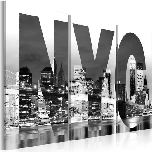  Slika - New York (black and white) 90x60 Slike