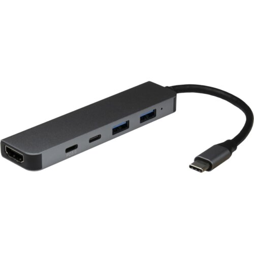 InterTech Argus H-469-01 5in1 Adapter USB Type-C 5in 1 Cene