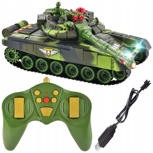 Kruzzel akumulatorski daljinsko voden zeleni tank LED in zvo Cene