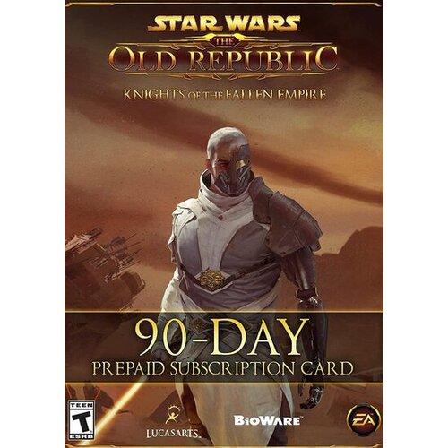 Star Wars: The Old Republic 90 Day Pre-paid Time Card Key GLOBAL Cene